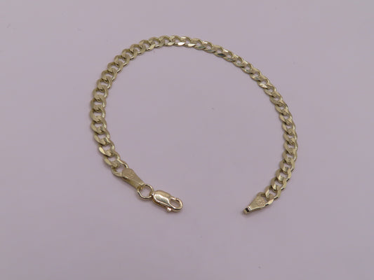10k gold Cuban bracelet 7in/5mm (5.64g)