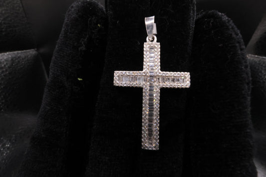 Cross pendant 925 silver