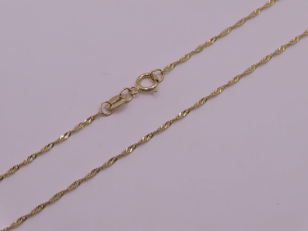 10 k GOLD Singapore Chain 16in/2mm (2.09g)