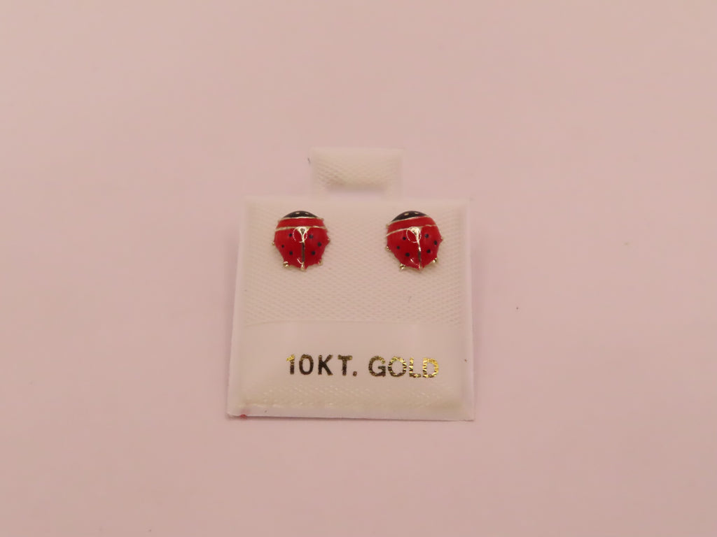 10k Gold ladybug earringsñ