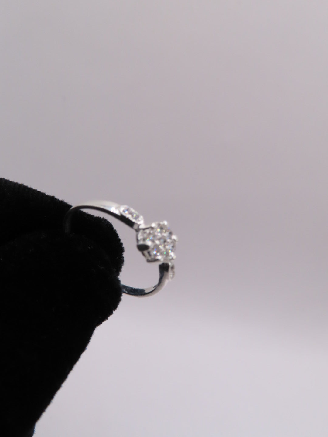 925 silver flower ring