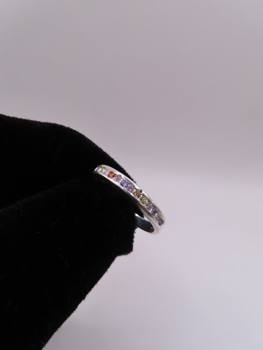 925 silver colorful tiara