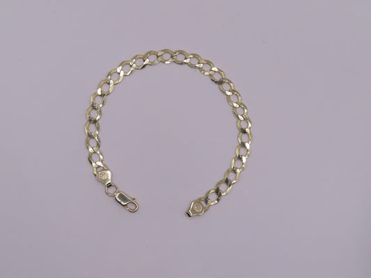 10k gold Cuban bracelet 8.5in/8mm(10.43g)