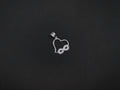 Mini heart infinite pendant