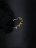 10k Gold rainbow ring