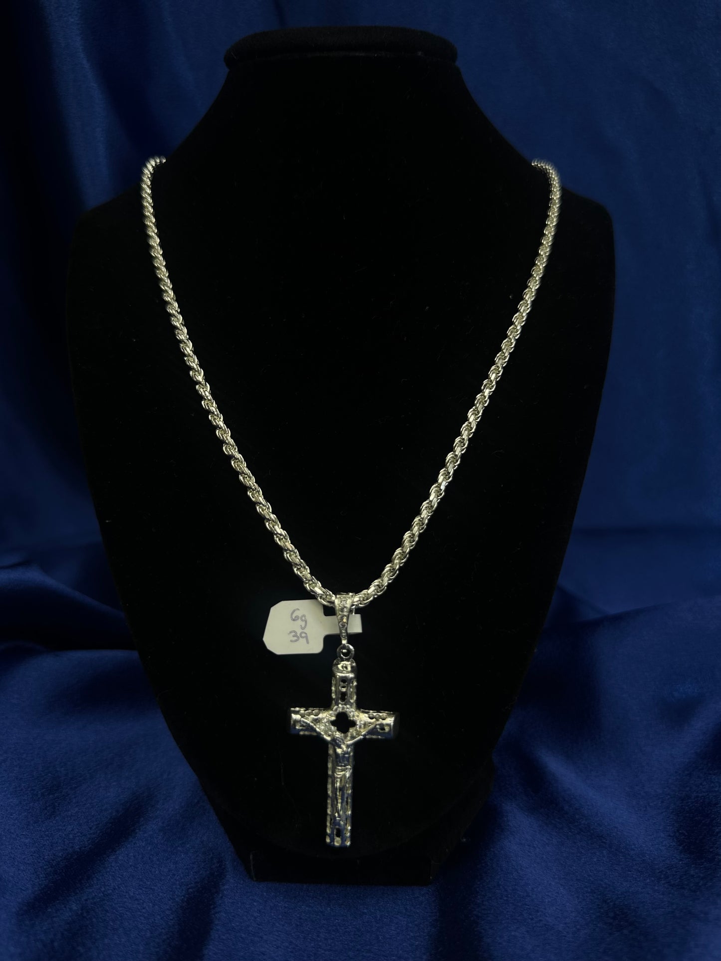 Rope & cross sets 925 silver