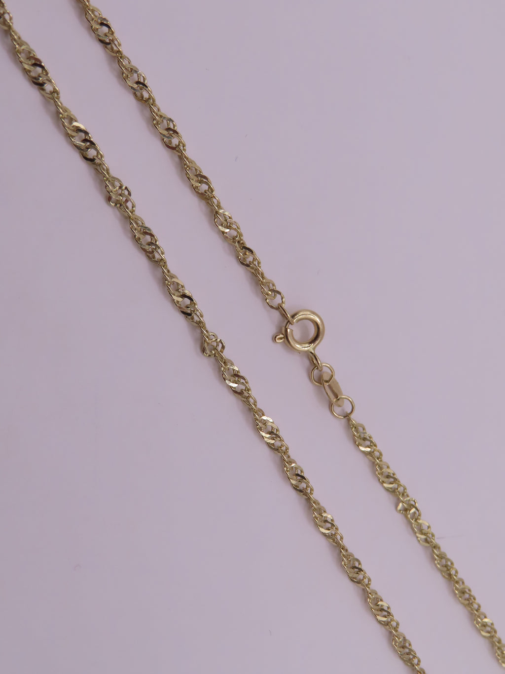 10 k GOLD Singapore Chain 16in/2mm (2.09g)