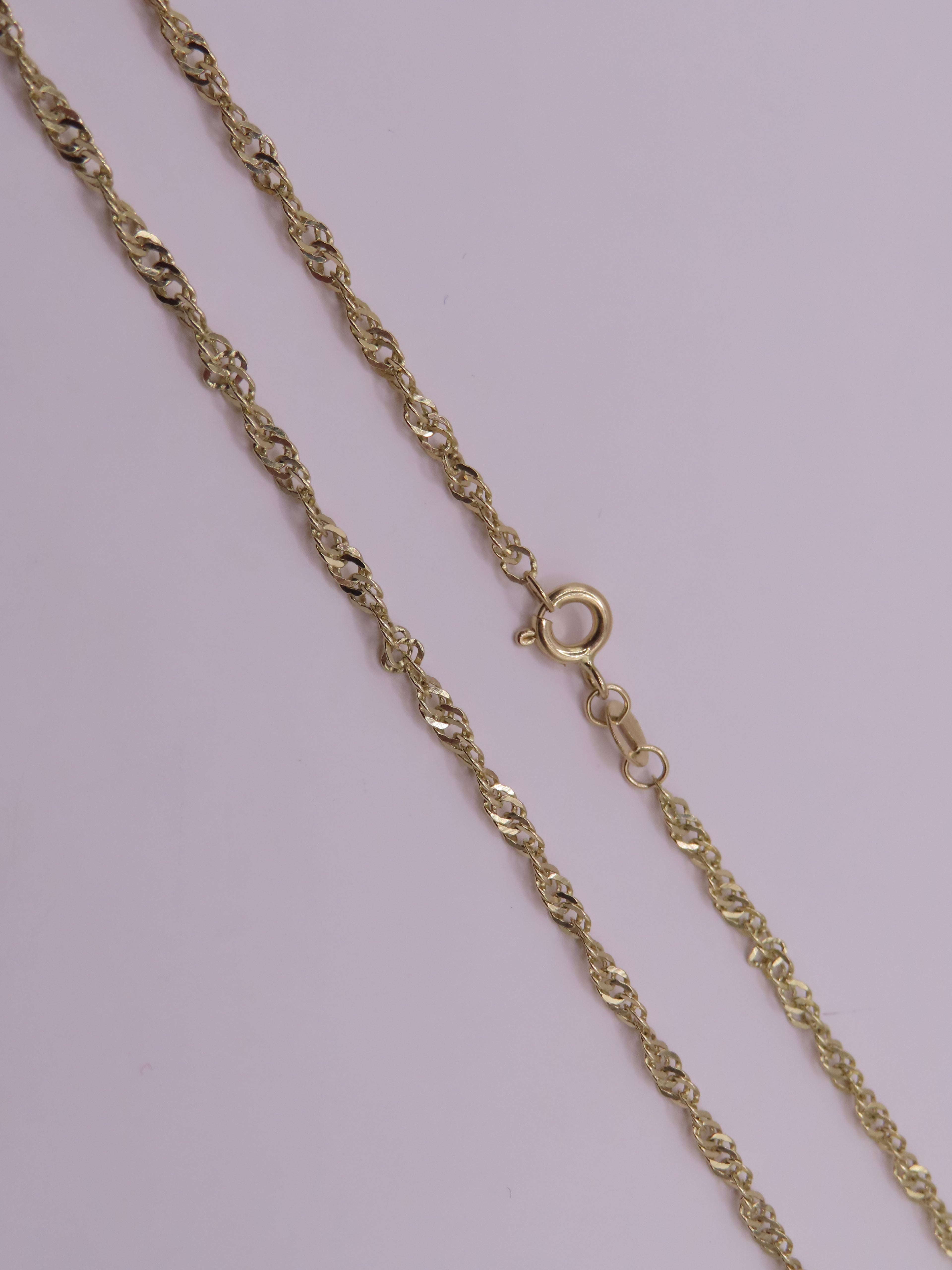 10 k GOLD Singapore Chain 16in/2mm (2.09g)