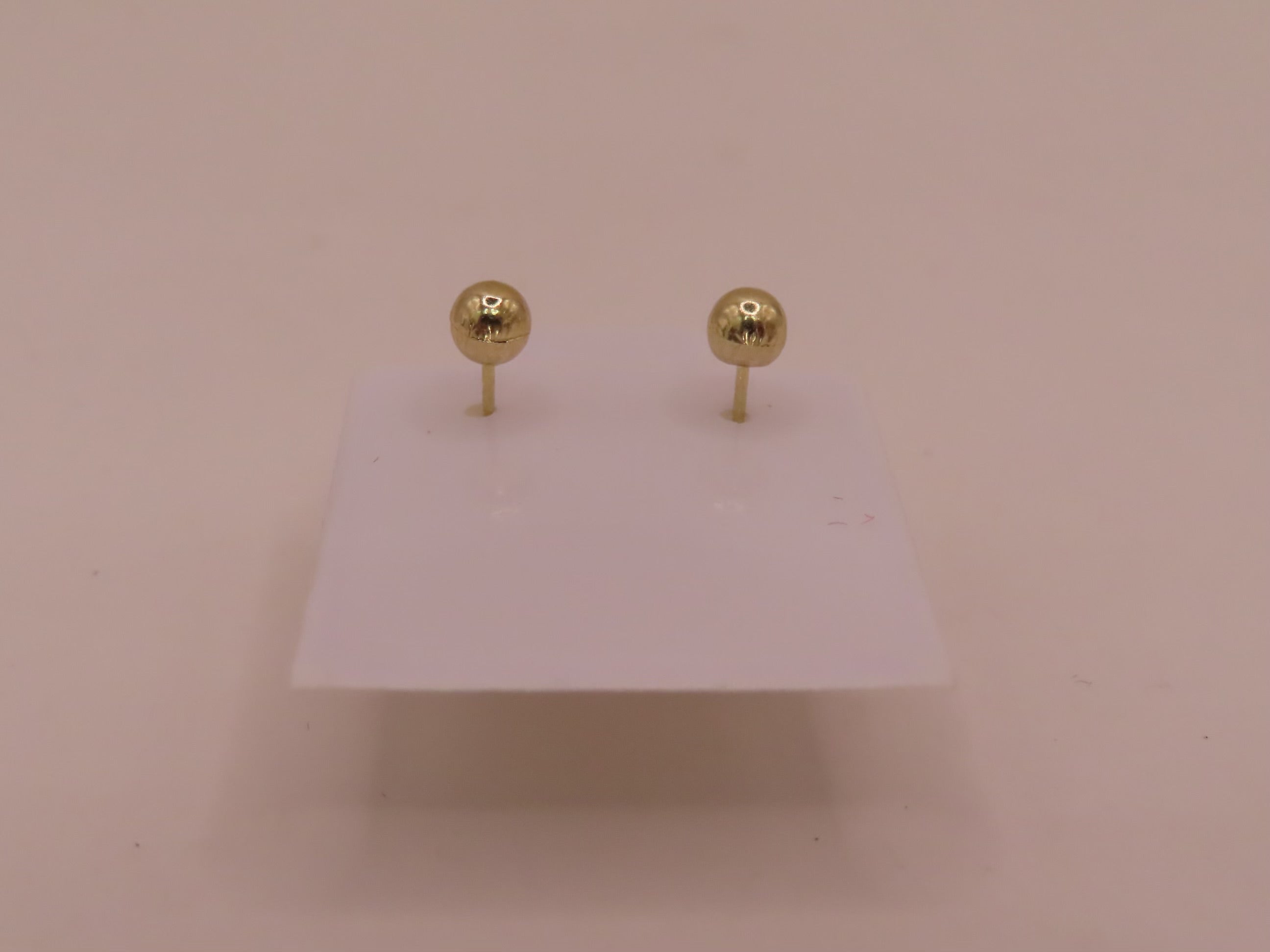 10k Gold big zirconia earrings