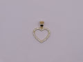 10k Gold Heart .8in  (1.08g)