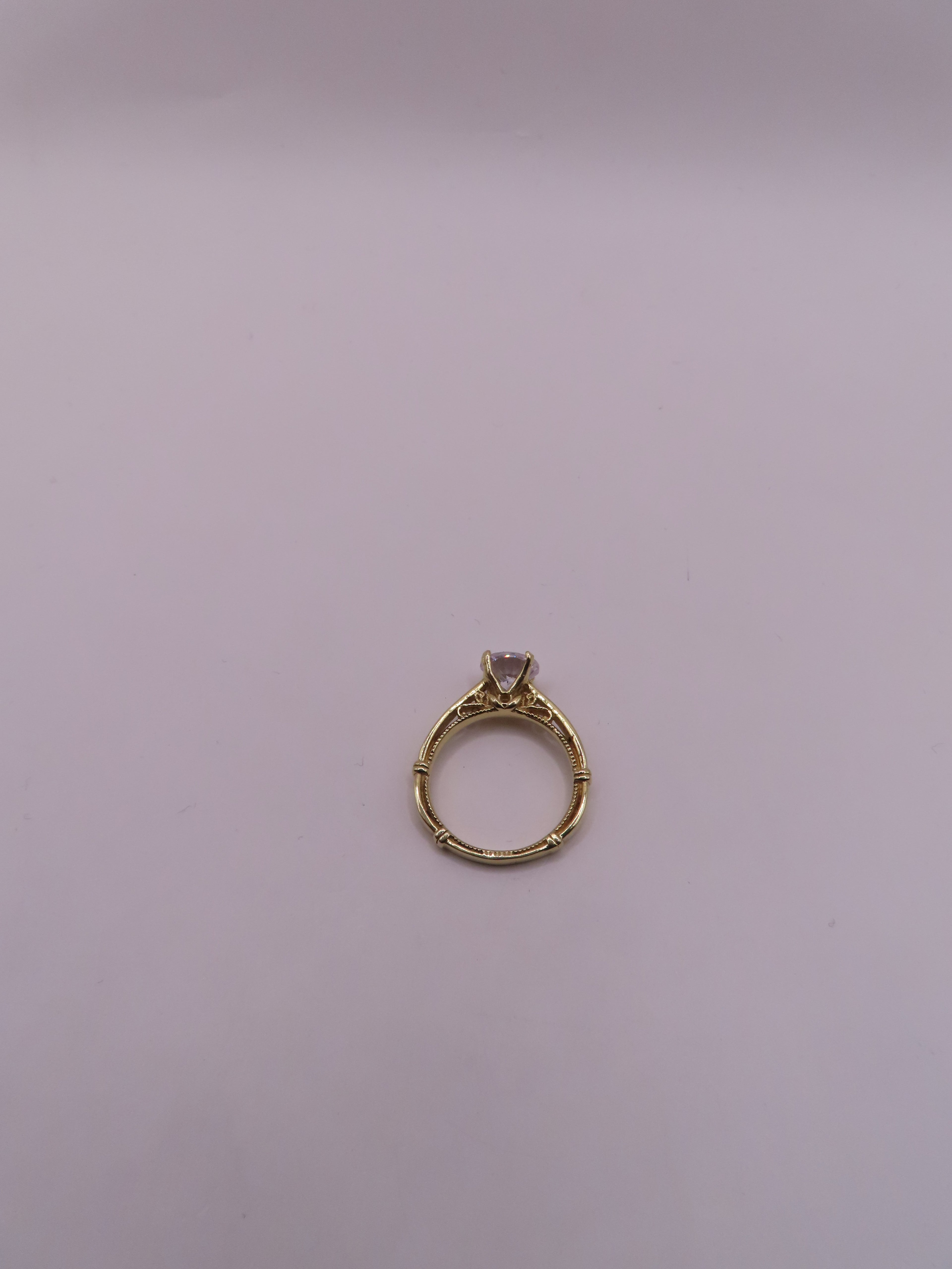 10k Gold Engagement Ring Sz 5