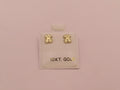 10k Gold mini bear earrings