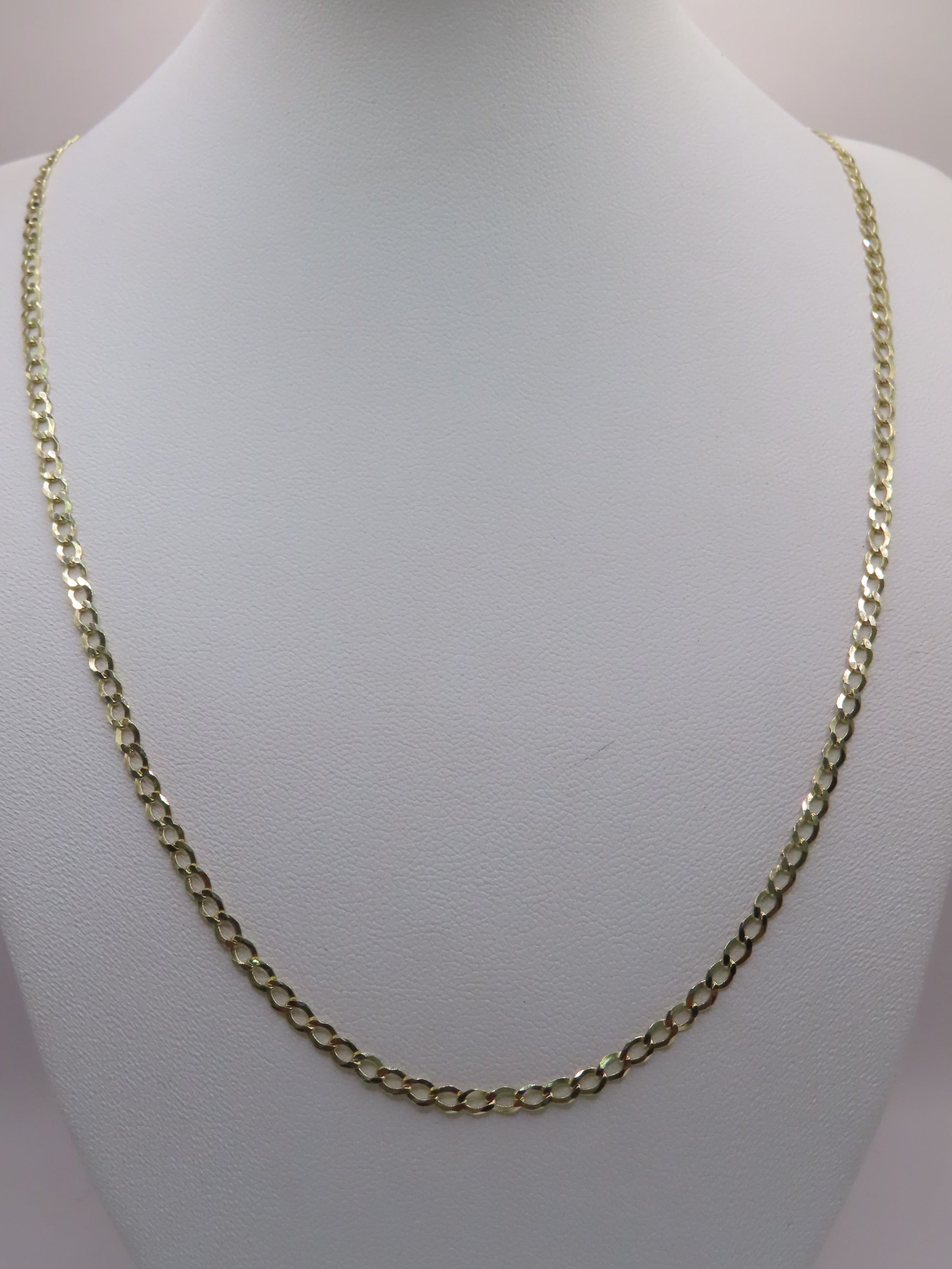 Cuban chain 21.5in/3mm (4.76g) 10k gold