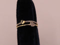 14k Gold Hearts Ring
