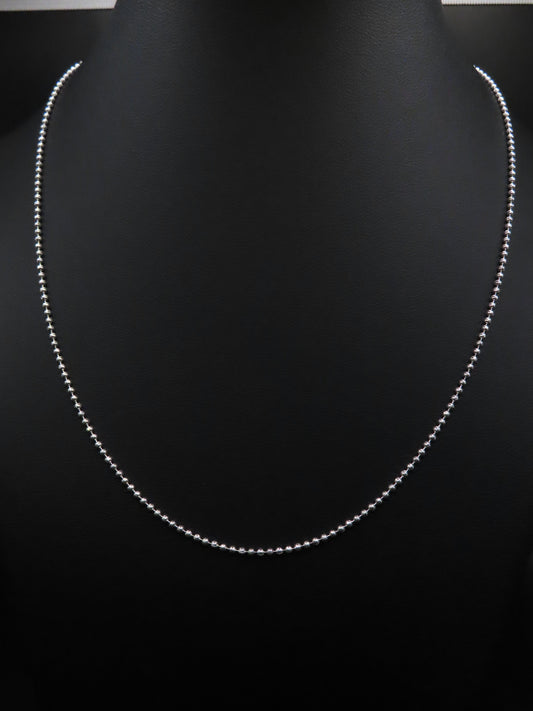 925 silver chain 21.5in/1mm
