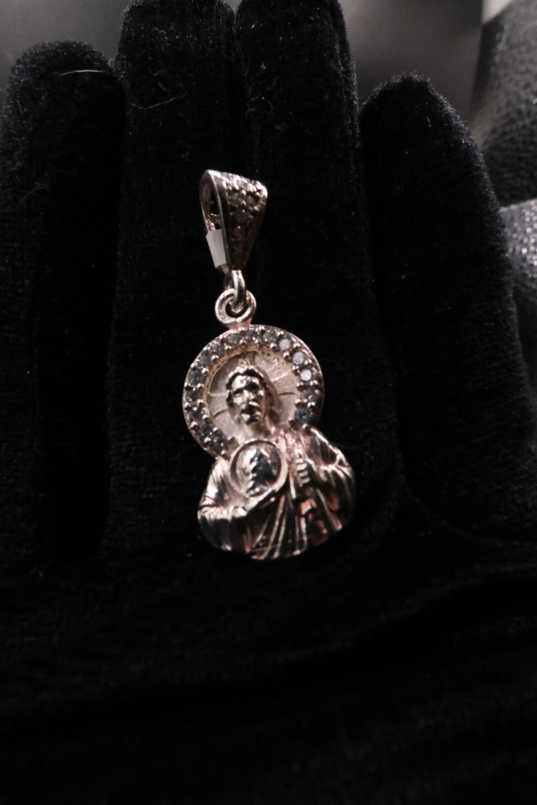 San judas pendant 925 silver