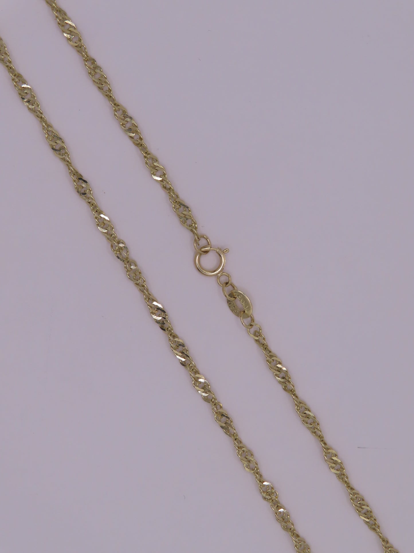 10k Gold Singapore Chain 18in/3mm