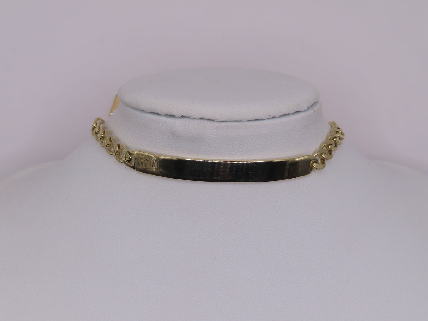 10k Gold diamond cut Cuban bracelet 7.5in/5mm(10.59g)