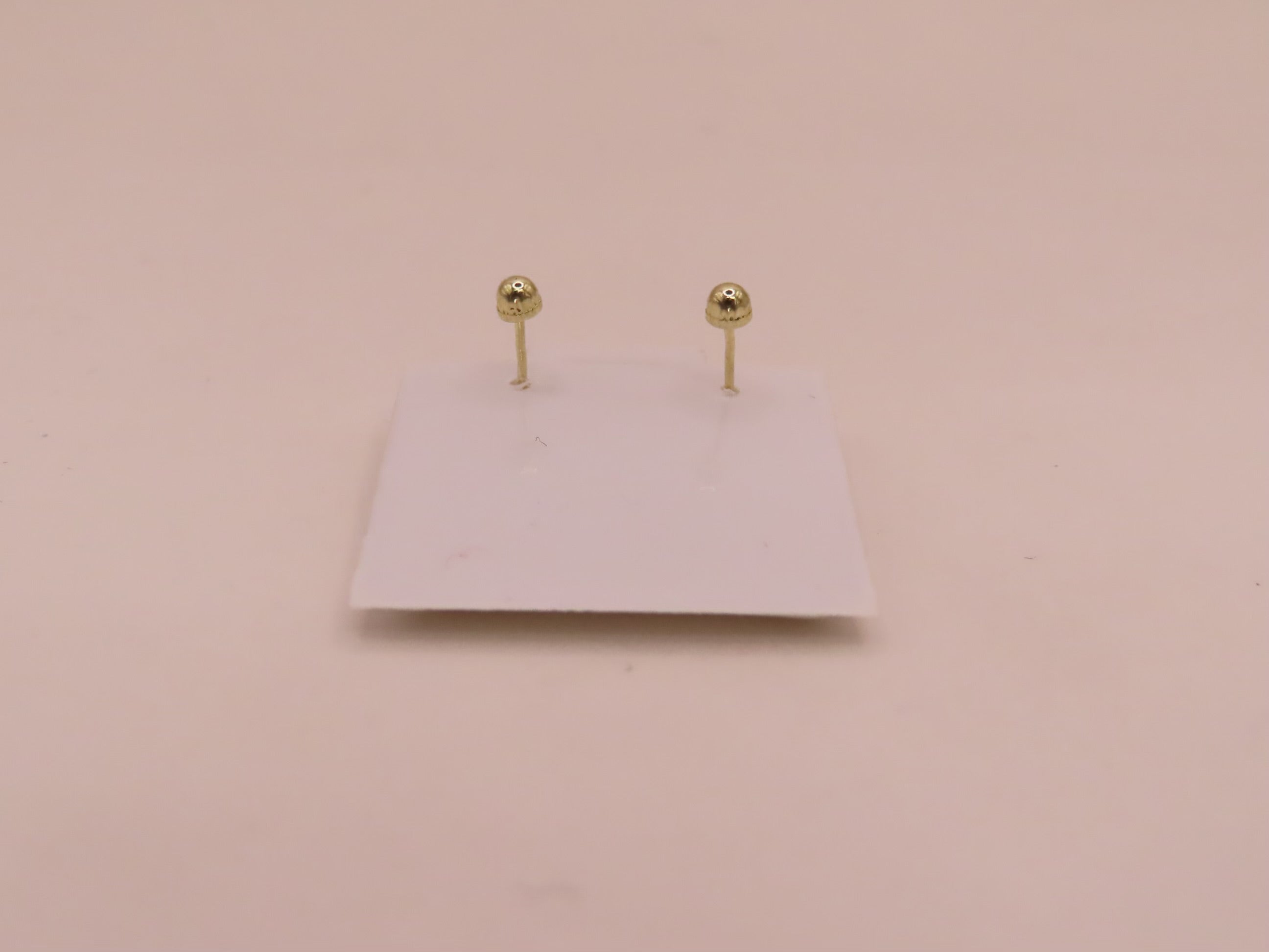 10k Gold bear frame earrings