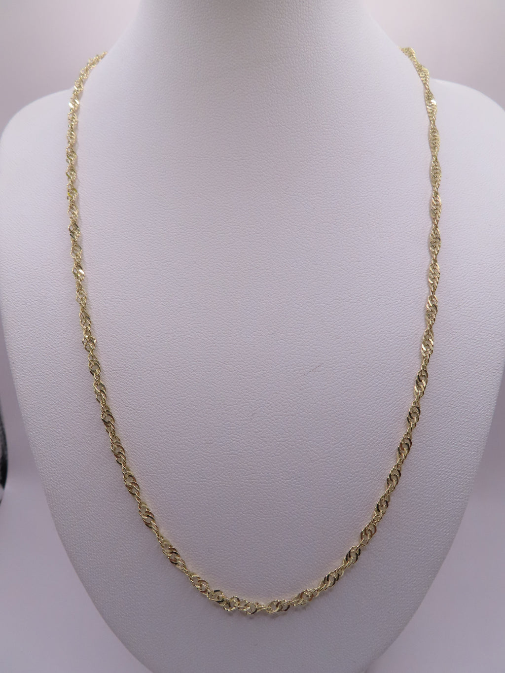 10 k GOLD Singapore Chain 16in/2mm (2.09g)