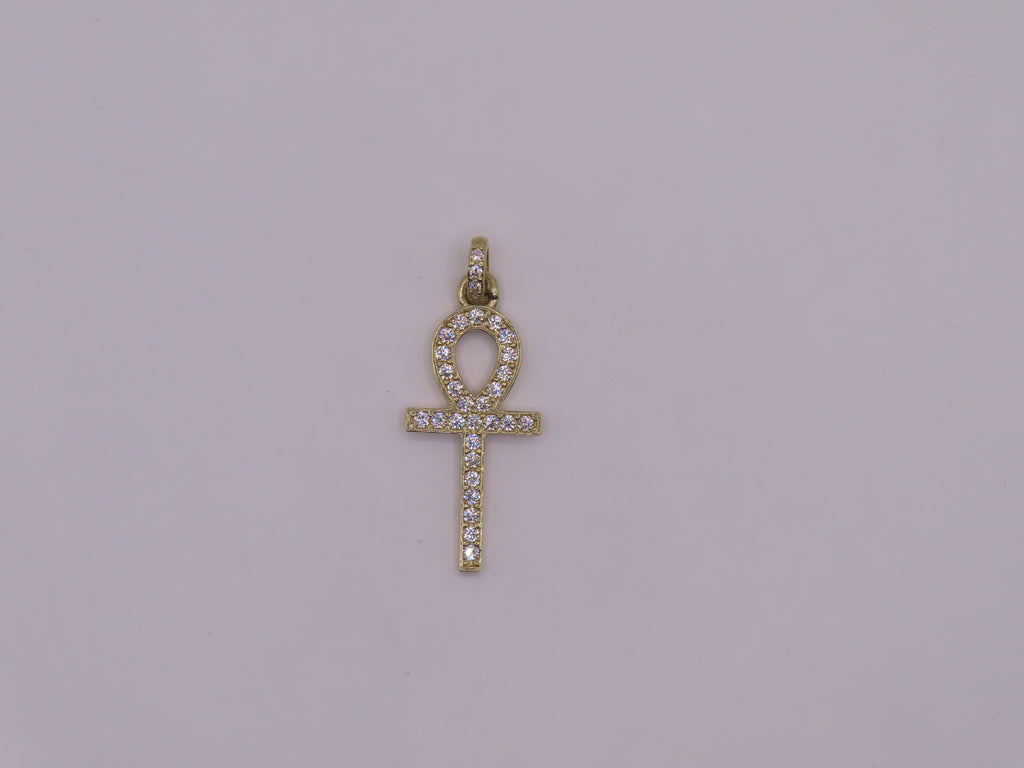 10k Gold key of life