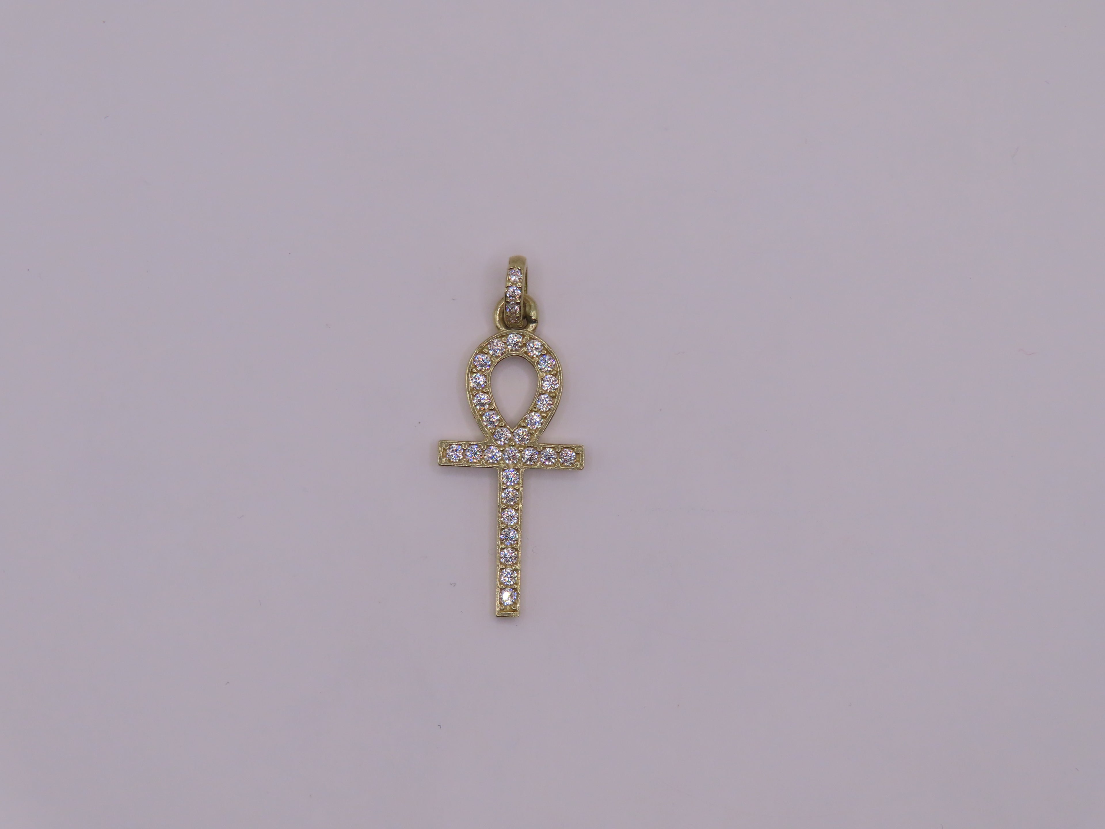 10k Gold key of life