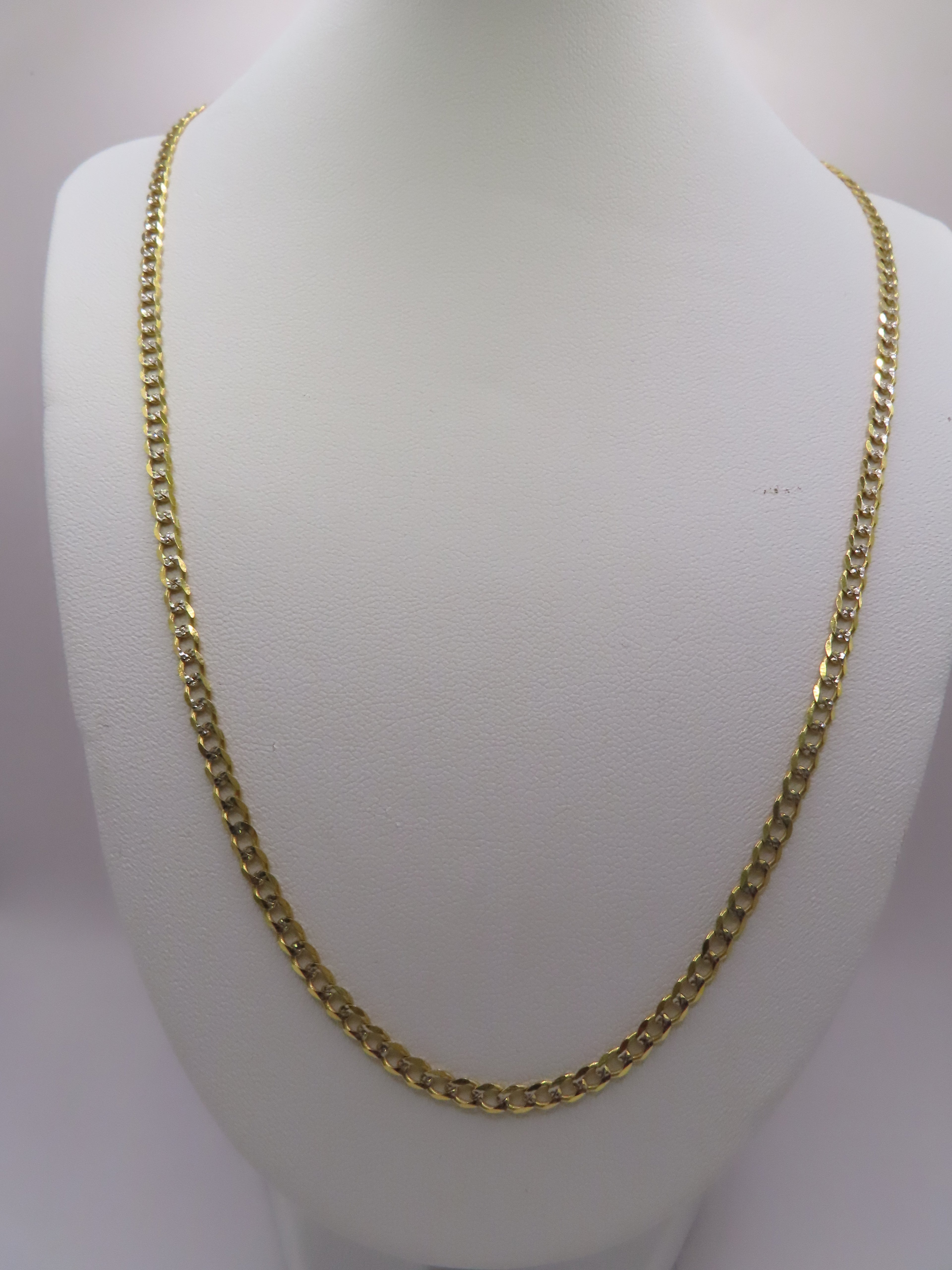 10k Diamond Cut Cuban Link 19.5in/4mm