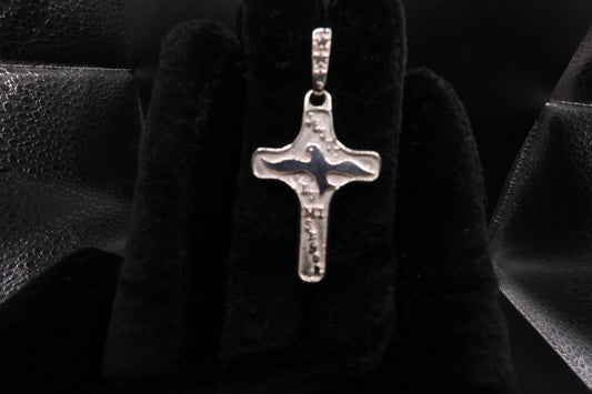 Cross pendant 925 silver