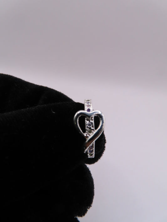 925 silver heart ring