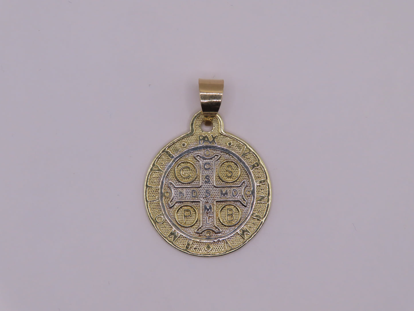 10k Gold San Benito Pendant 1.5in  (5.23g)