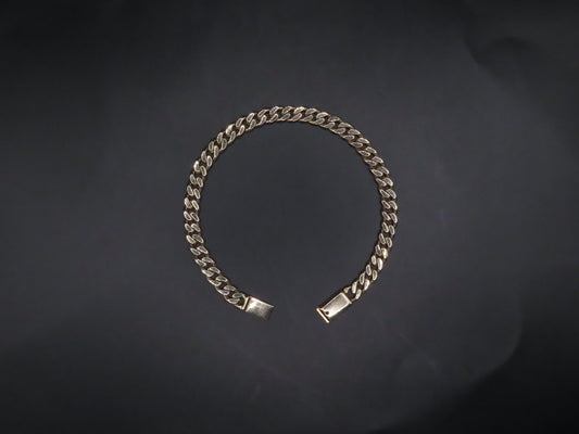 Solid 10K Gold Miami Cuban Link Bracelet
