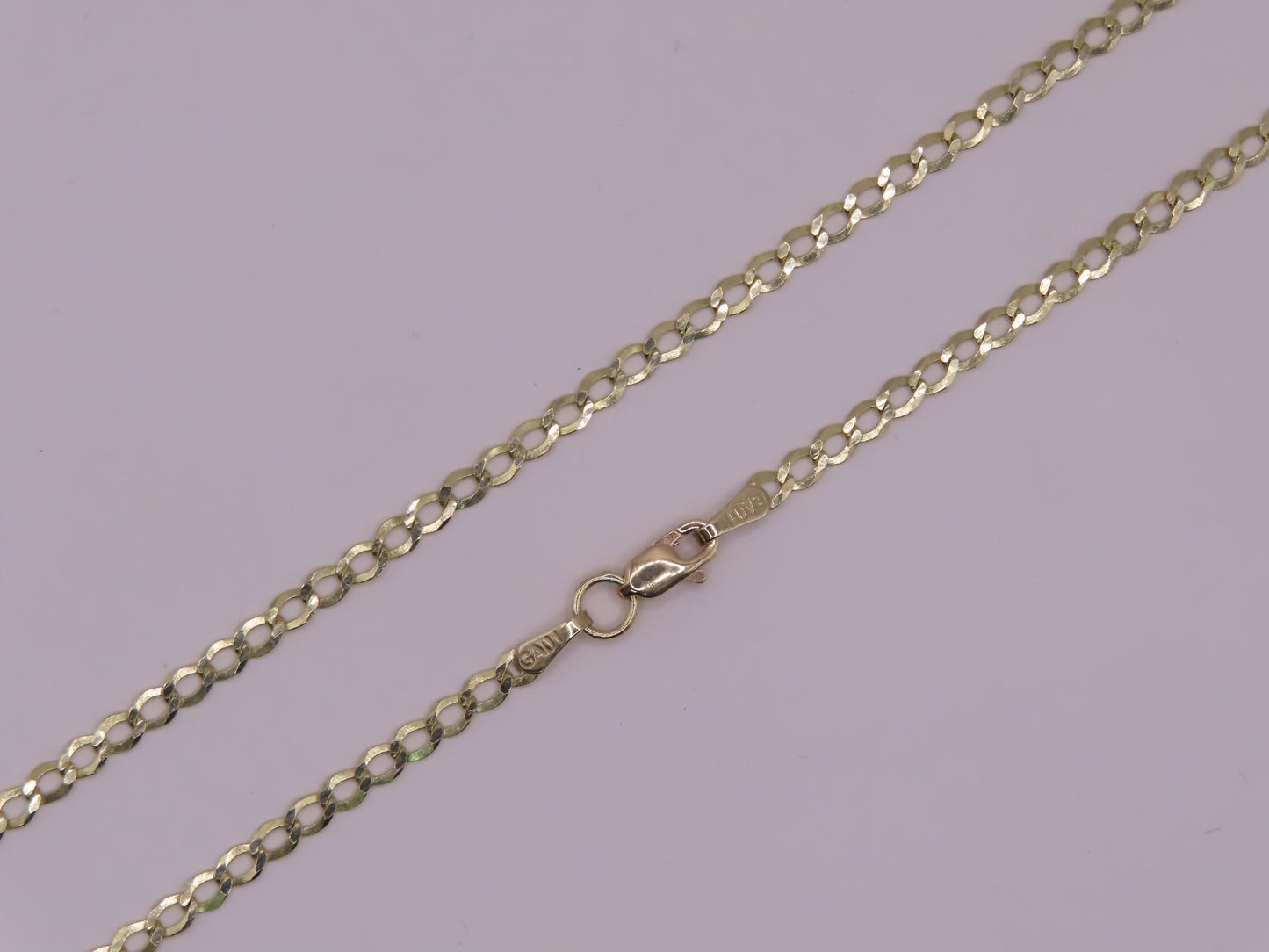 Cuban chain 21.5in/3mm (4.76g) 10k gold