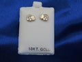 Elephant 10k gold stud earrings