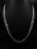 DIAMOND CUT CUBAN LINK CHAIN 23.5IN/8MM