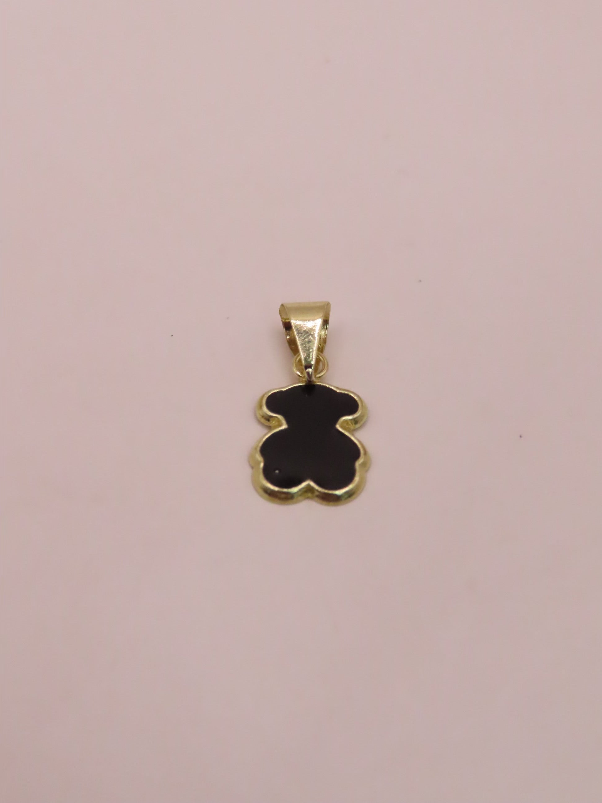 10k GOLD BLACK BEAR MINI PENDANT