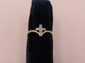 14k Gold Cross Ring