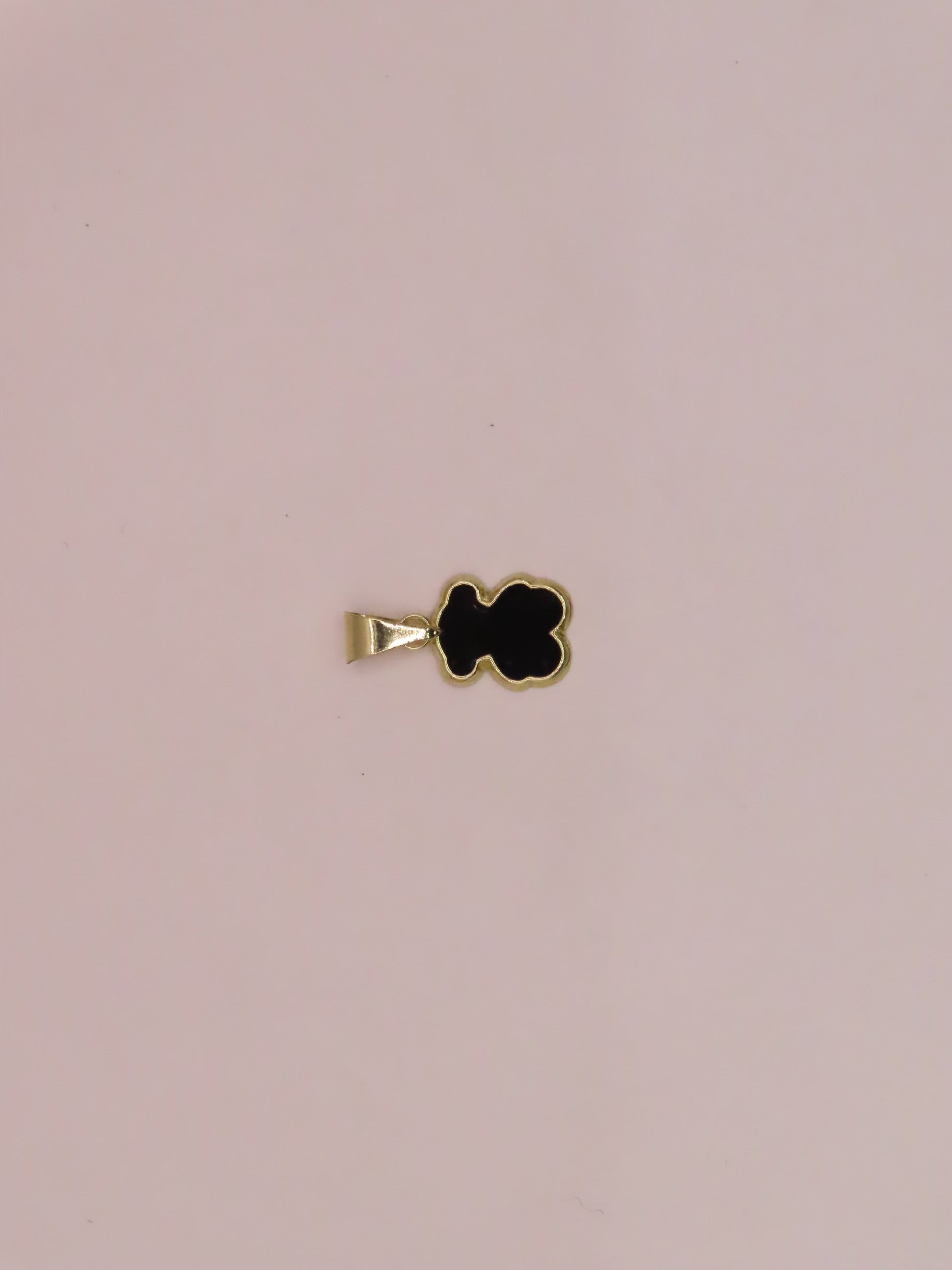 10k GOLD BLACK BEAR MINI PENDANT