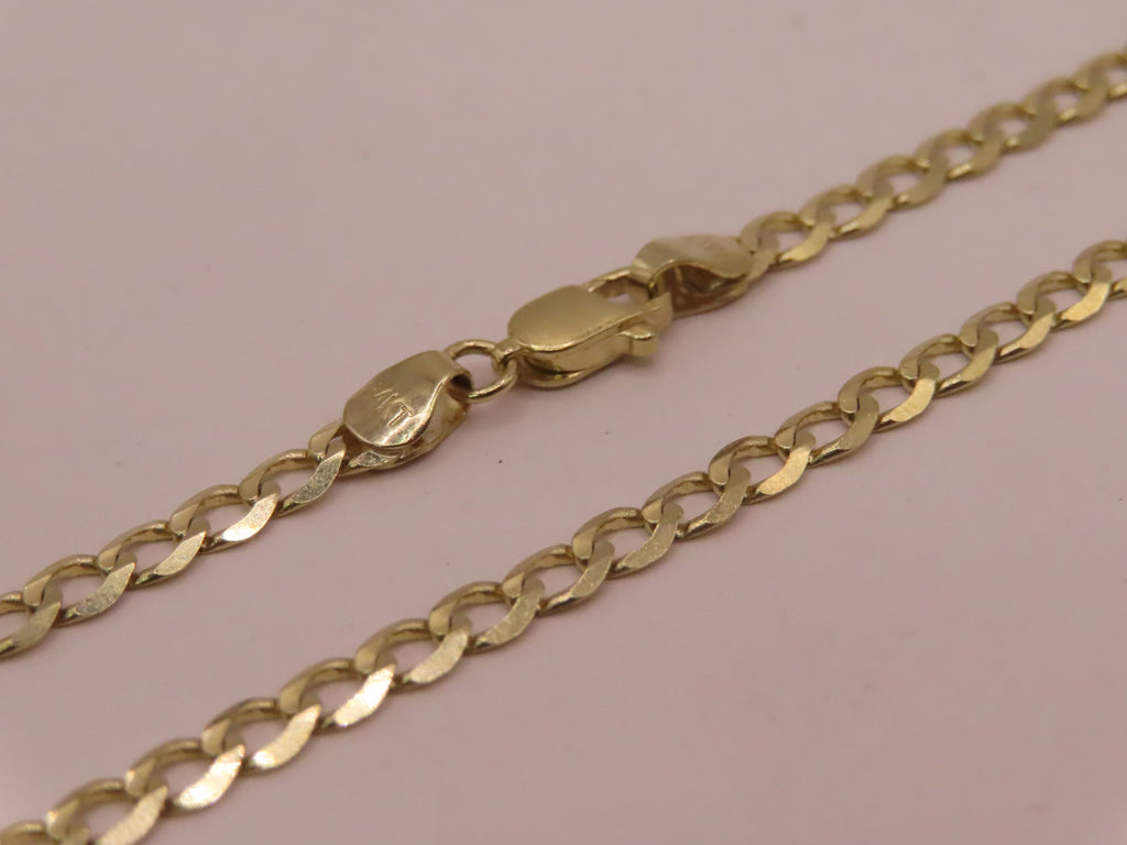 14k Gold Cuban chain 26in/3mm