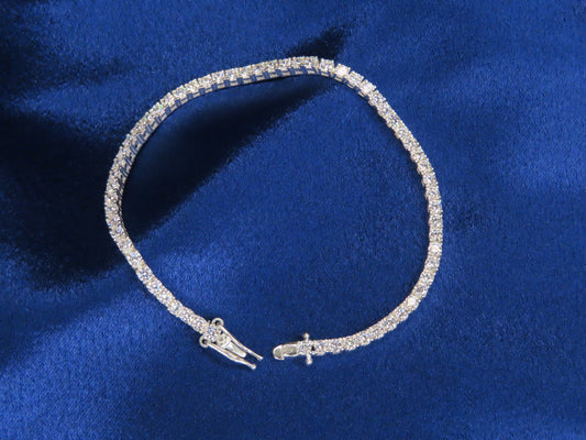 Tenis bracelet w/cz 7.5in
