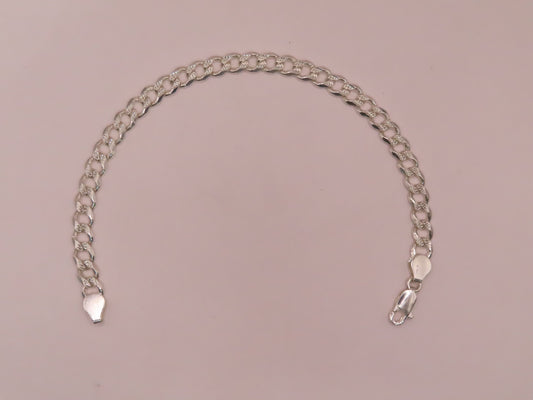 925 silver bracelet 8in/5mm