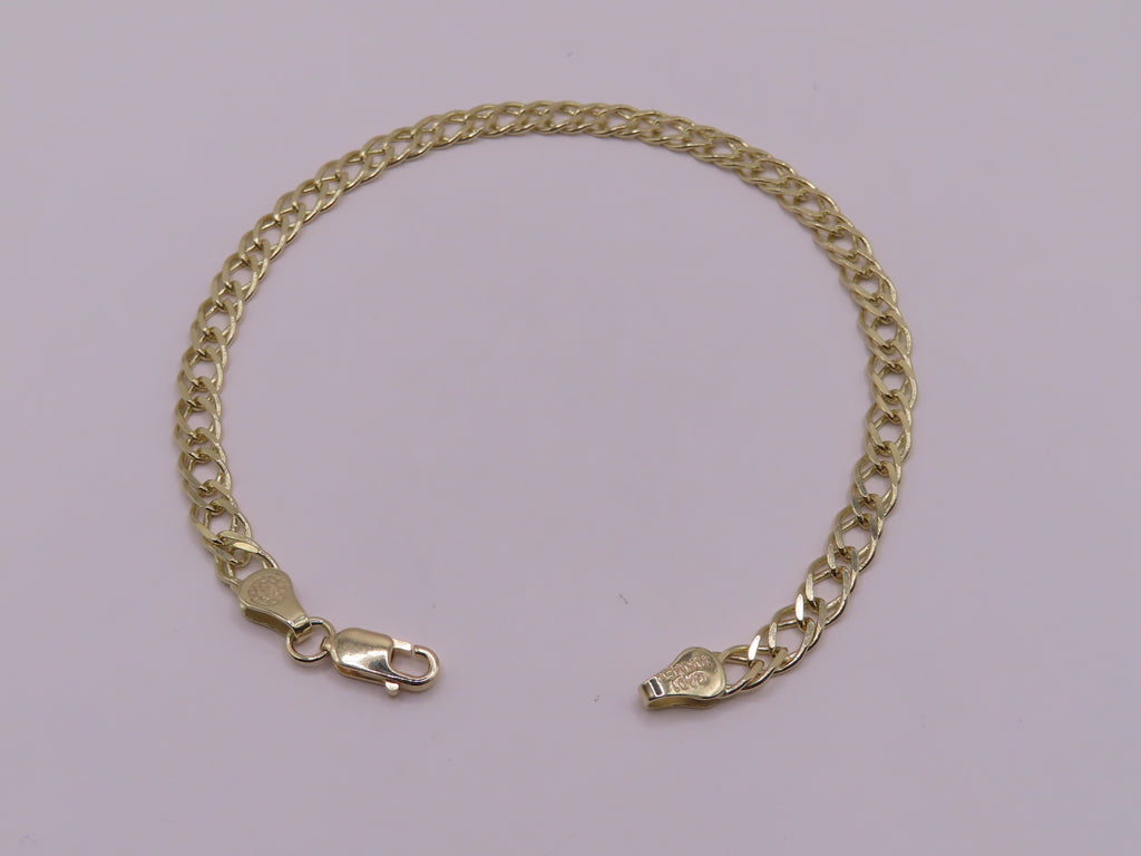 10k gold Rambo bracelet 7in/4mm