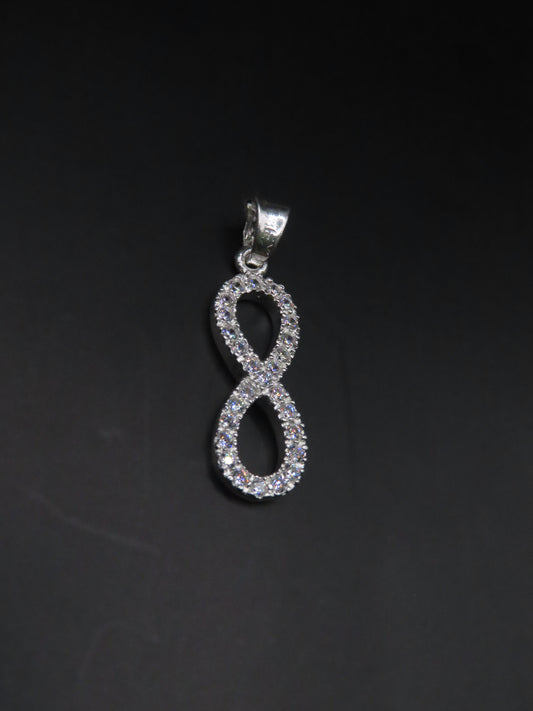 925 silver infinity 1.2in