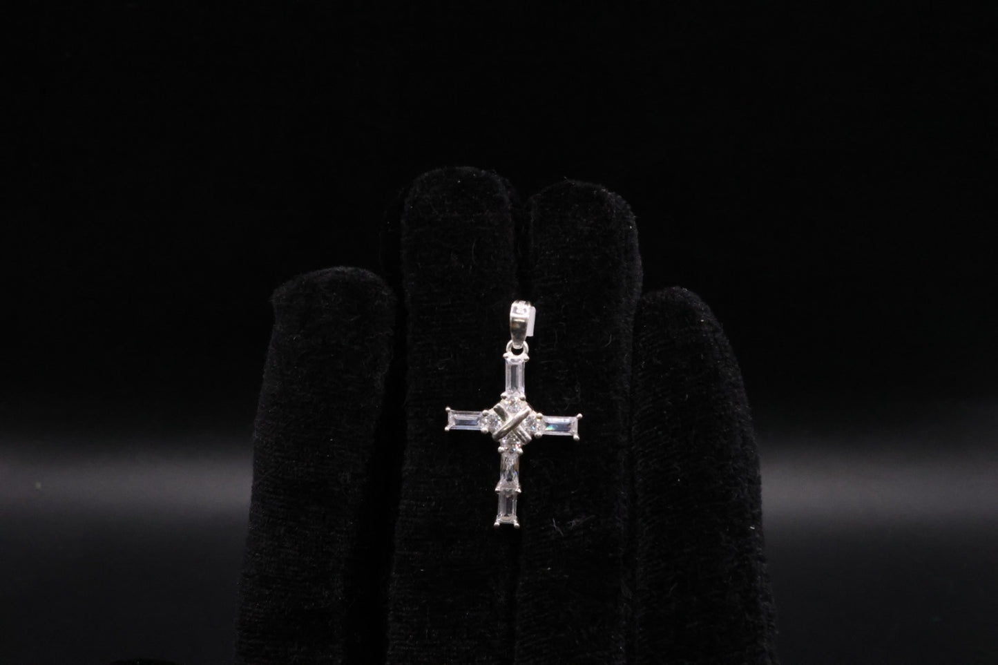 Cross pendant 925 silver