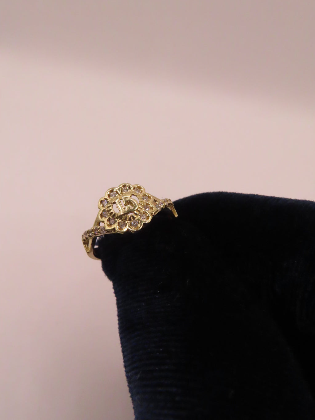 10k gold XV RING