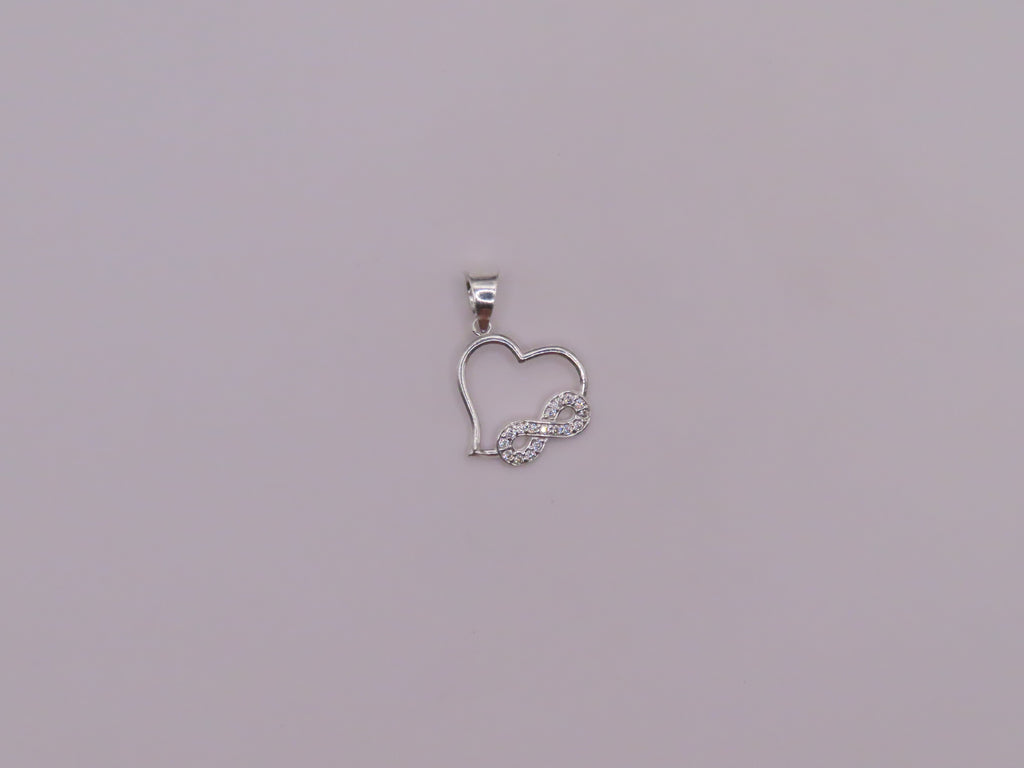 Mini heart infinite pendant
