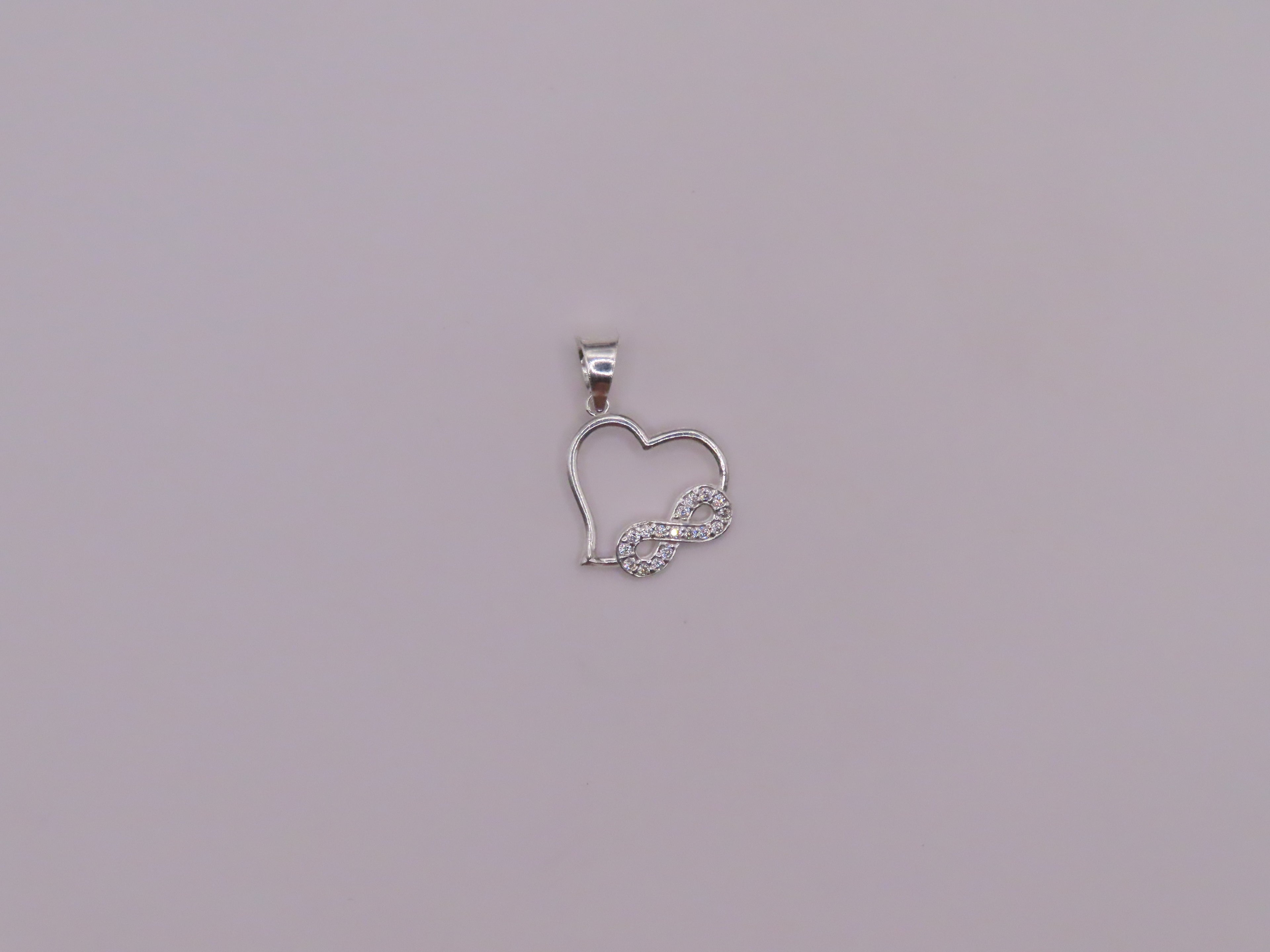 Mini heart infinite pendant