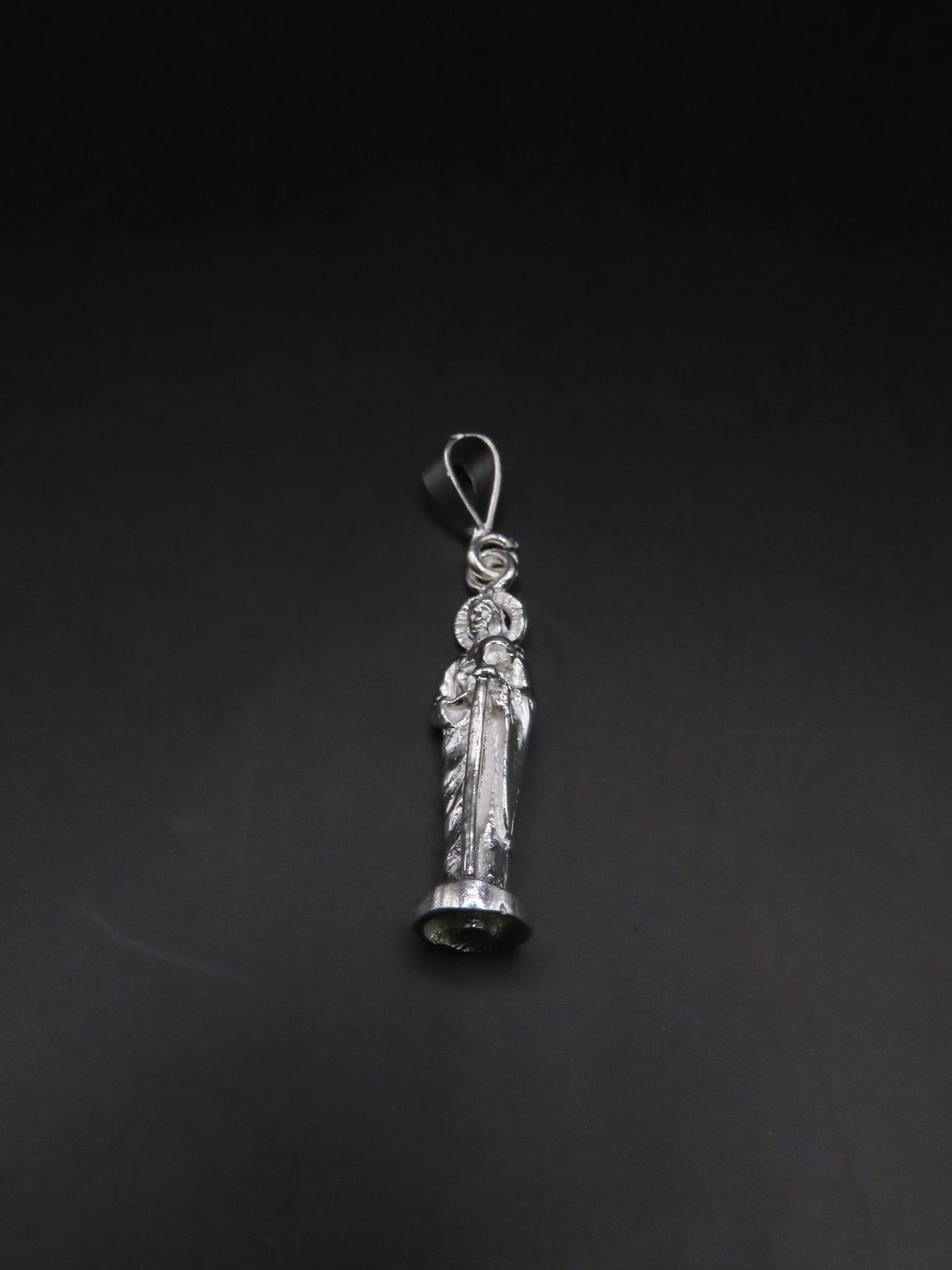 925 silver mini San Judas 1.5in
