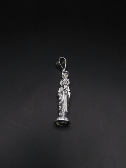 925 silver mini San Judas 1.5in
