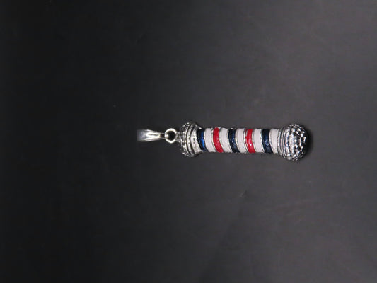 925 silver barber pendant