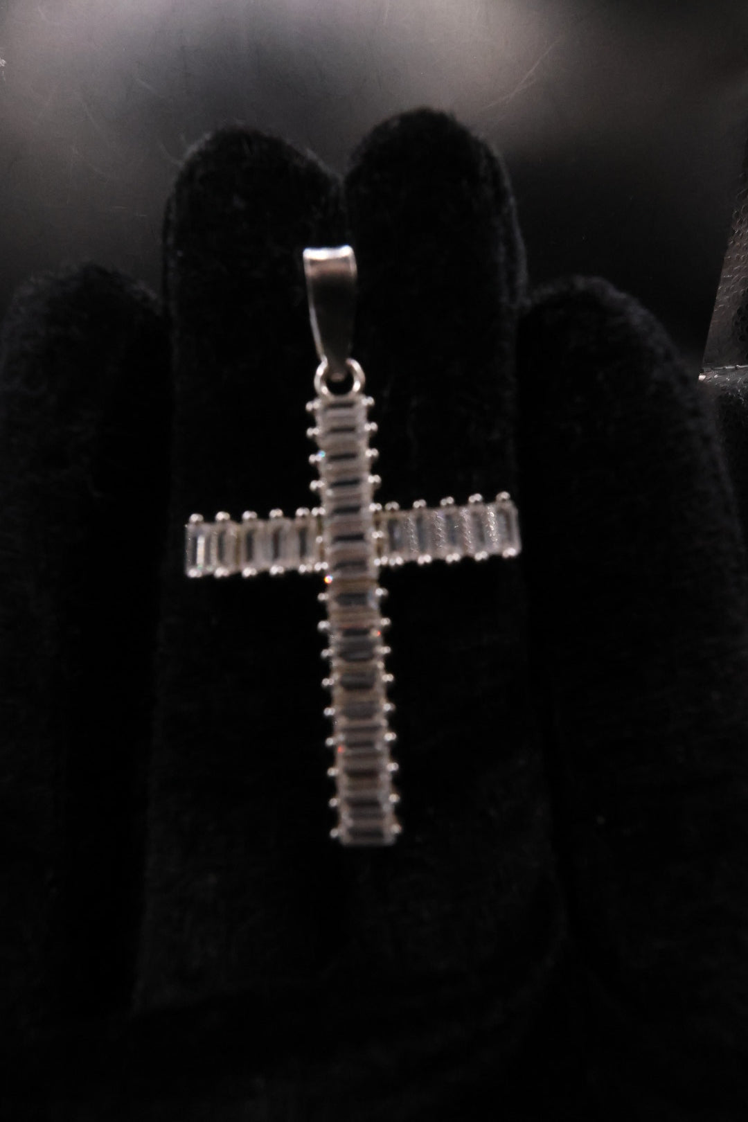 Cross pendant 925 silver